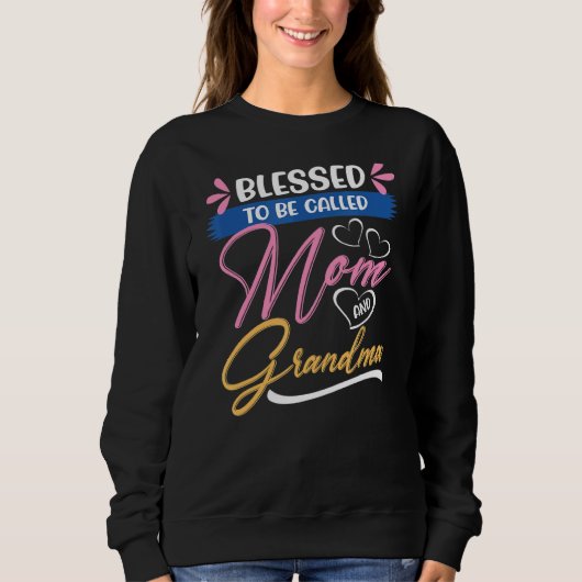 Blessed heet mama en oma trui (Voorkant)