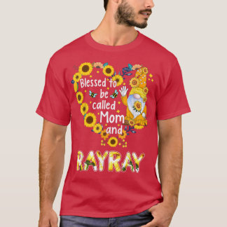 Blessed heet mama en Ray Herfst Gnome Sun T-shirt