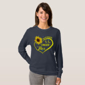 Blessed heet mama Sunflower Lovers Grandma T-shirt (Voorkant volledig)