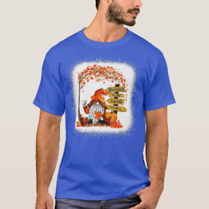 Blessed heet mammie Gnome Herfst herfst Dank T-shirt