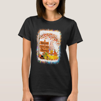 Blessed heet mammie Gnome Herfst herfst Dank T-shirt
