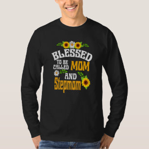 Blessed heet moeder en moeder-moeder-Floral moeder T-shirt