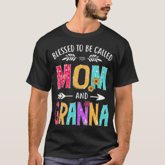 Blessed heet moeder en oma Funny Mothers T-shirt