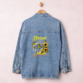 Blessed heet Nana Sunflower Ma Grandma Denim Jacket (Hangar)