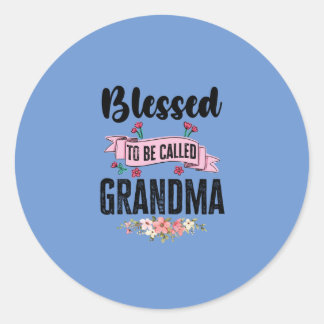Blessed heet oma ronde sticker