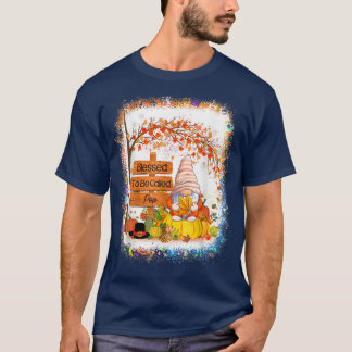 Blessed heet Pop Gnome Herfst herfst Thanksg T-shirt