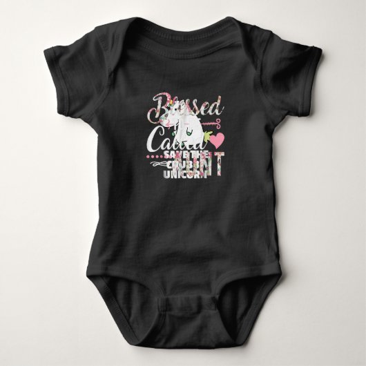 Blessed heet tante Floral Women Gift Romper (Voorkant)