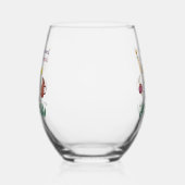 Blessed Imbolc Glass Light Renewal Brigid Design Wijnglas Zonder Voet (Links)