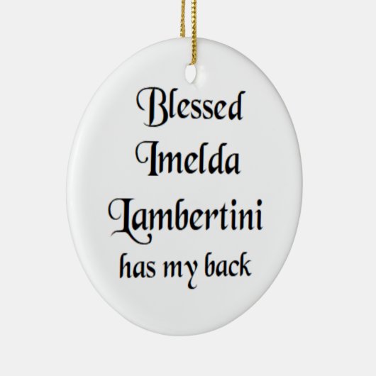 blessed imelda lambertini keramisch ornament (Rechts)