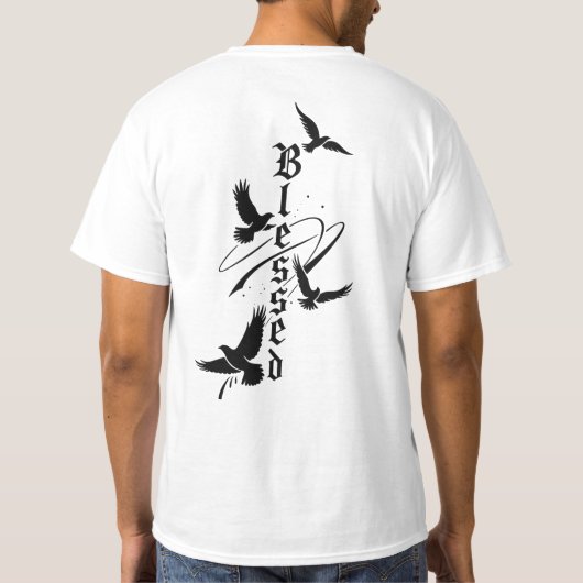 Blessed In the Hands of God T-Shirt (Achterkant)