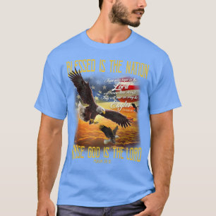 Blessed is de natie waarvan God de Heer t-shir is T-shirt
