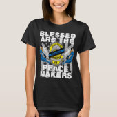 Blessed is de vredesmakelaar Storti T-shirt (Voorkant)