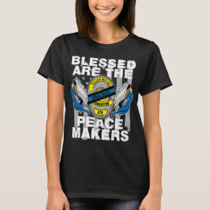 Blessed is de vredesmakelaar Storti T-shirt