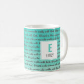 Blessed is de vrouw die bij God loopt Koffiemok (Voorkant rechts)