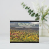 Blessed is het man dat vervolgd wordt, bec briefkaart (Staand voorkant)