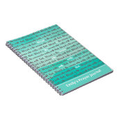 Blessed is het Woman Custom Prayer Journal Notitieboek (Rechterzijde)