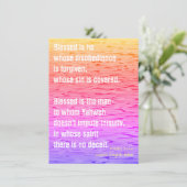 Blessed is hij - kaart (Staand voorkant)