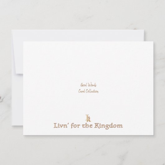 Blessed is hij - kaart (Achterkant)