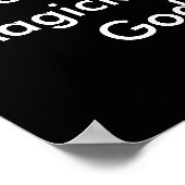 Blessed is iedereen die de Magick van de Goden geb Poster (Hoek)