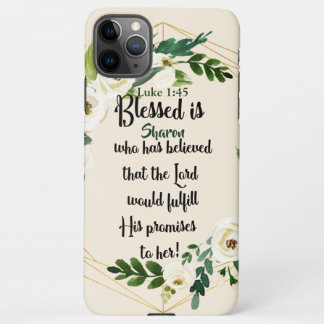 Blessed is zij die dacht dat naam Christelijk was  iPhone 11Pro Max Hoesje