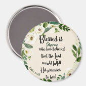 Blessed is zij die dacht dat naam Christelijk was Magneet (Voorkant / Achterkant)