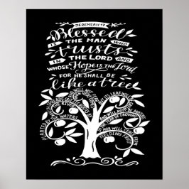 Blessed Jeremiah 17 Poster