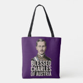 Blessed Karl Austria Emperor Catholic Christian  Tote Bag (Achterkant)