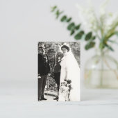 Blessed Karl & Zita Wedding Heilige Kaart Plaatskaartje (Staand voorkant)