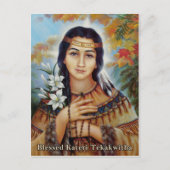 Blessed Kateri Tekakmet Briefkaart (Voorkant)