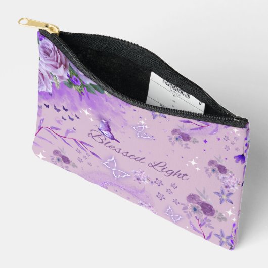 Blessed Light - Enchanted Purple Makeup Bag Etui (Open)