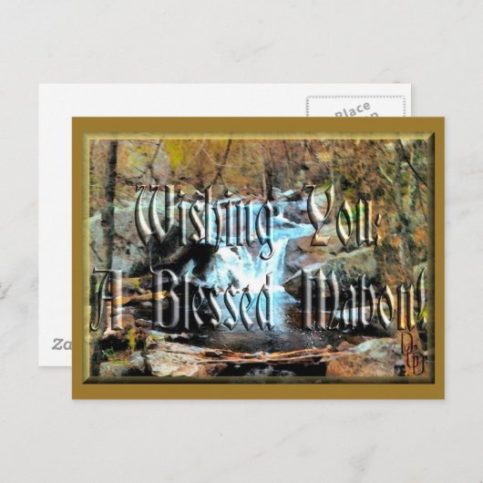 Blessed Mabon Briefkaart (Voorkant / Achterkant)