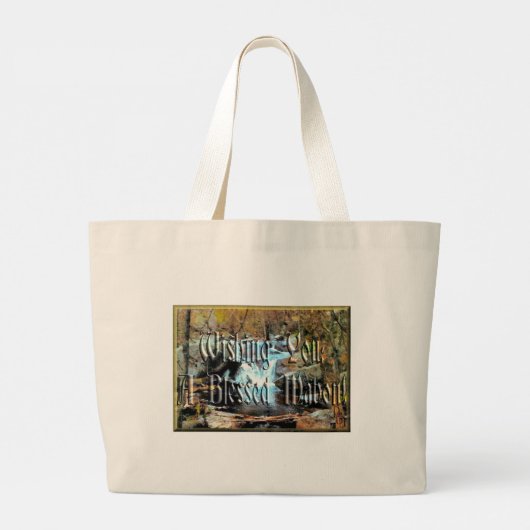 Blessed Mabon Grote Tote Bag (Achterkant)