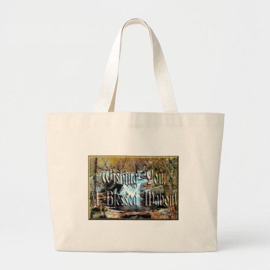 Blessed Mabon Grote Tote Bag (Voorkant)