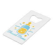 Blessed Mama Creditkaart Flessenopener (Achterkant Gekanteld)