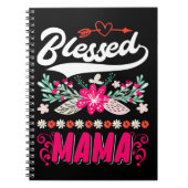 Blessed Mama Cute Religieuze Moeder Notitieboek (Voorkant)