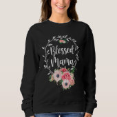 Blessed Mama  Flower Decor Trui (Voorkant)