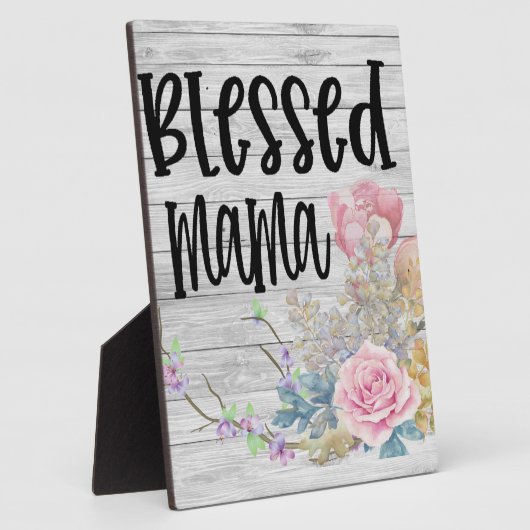 Blessed Mama Fotoplaat (Zijkant)