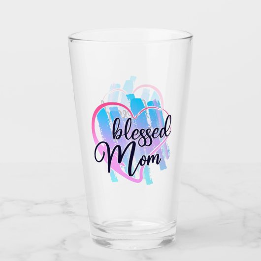Blessed mama glas (Voorkant)
