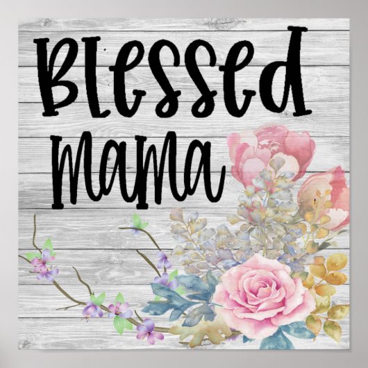 Blessed Mama Poster (Voorkant)