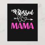 Blessed Mama Proud moeder | Cute Gift<br><div class="desc">Easy hanging for all our portrait canvas, includes nail and all hanging hardware. ・ Makes a great gift for any mom or mom-to-be. Prefect birthday of Mother's Day gift. Great for family fotoshoot or special main. It also a great idea for your family has a cute picture, or you can...</div>