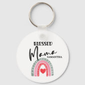 Blessed Mama Rainbow Sleutelhanger (Voorkant)