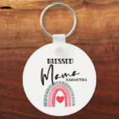 Blessed Mama Rainbow Sleutelhanger (Voorkant)