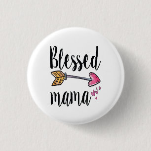 Blessed Mama Ronde Button 3,2 Cm