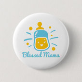 Blessed Mama Ronde Button 5,7 Cm (Voorkant)