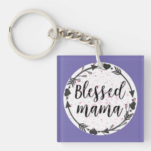 Blessed Mama Sleutelhanger (voorkant)