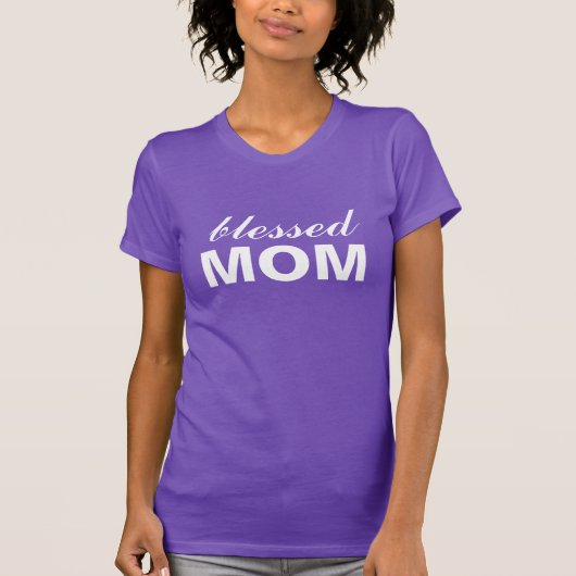 Blessed mama t-shirt (Voorkant)