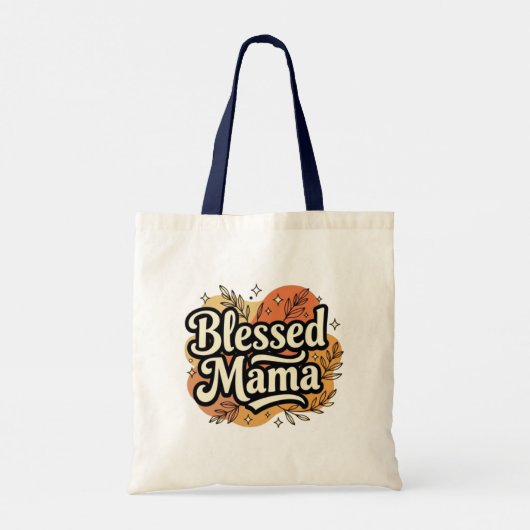 Blessed mama tote bag (Achterkant)