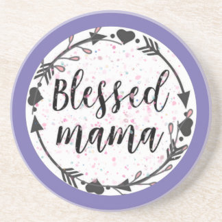 Blessed Mama Zandsteen Onderzetter