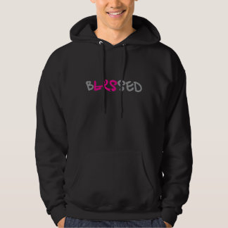 bLEssed mannen hoodie/blk voorzijde Hoodie