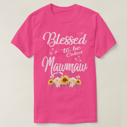 Blessed Mawmaw Moederdag T-shirt (Design voorkant)
